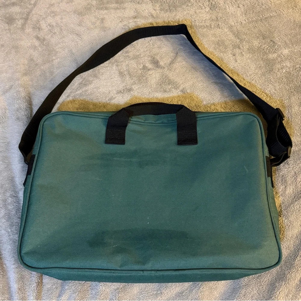 Green BMC Laptop Bag with Black Strap